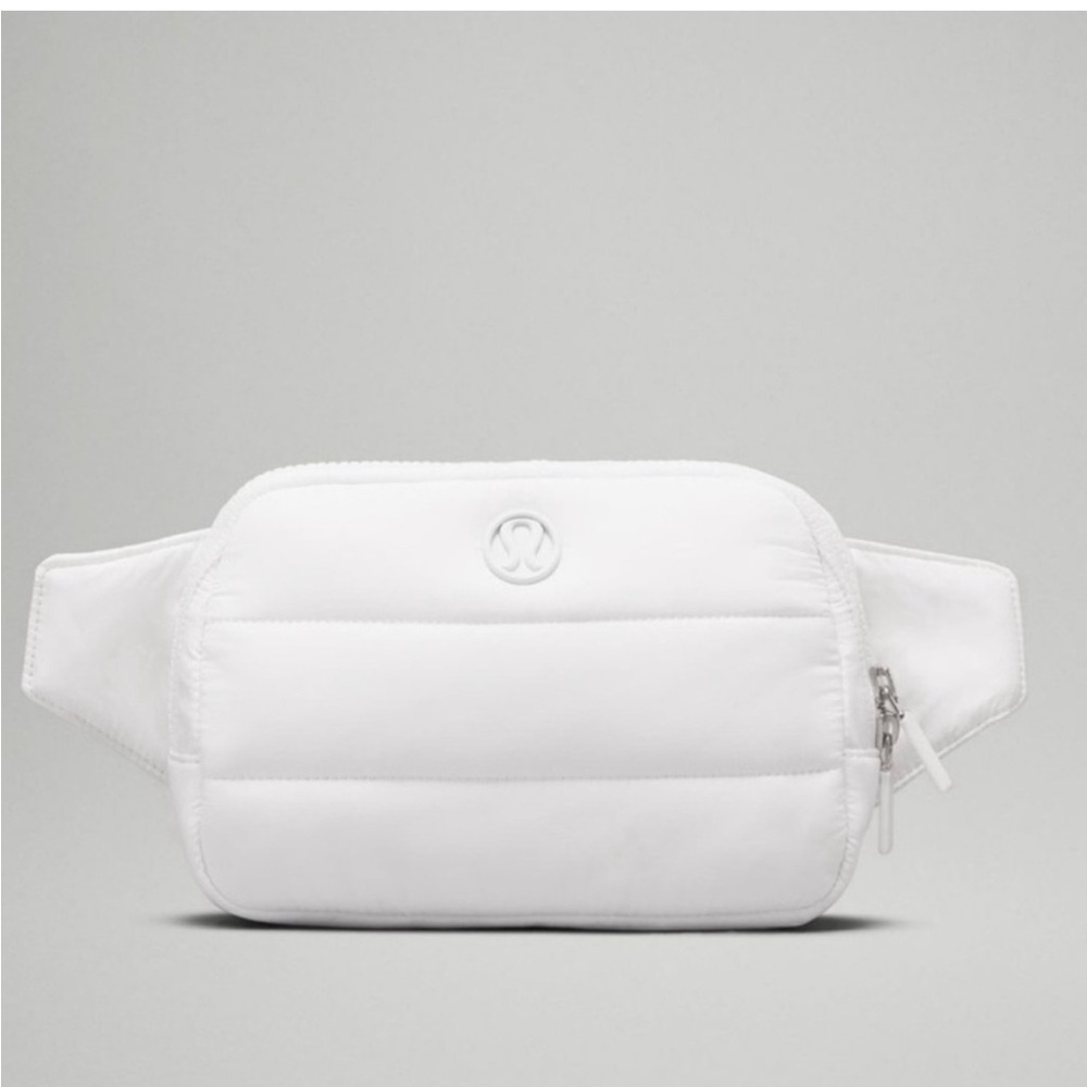 NWT Lululemon Everywhere Belt Bag Wunder Puff Large Quilted White 2L Fanny Pack